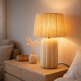 Lampe à poser Denton Beige en situation