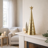 Sapin de Noël décoratif Or en situation