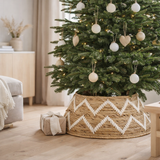 Jupe de sapin de Noël Marron en situation