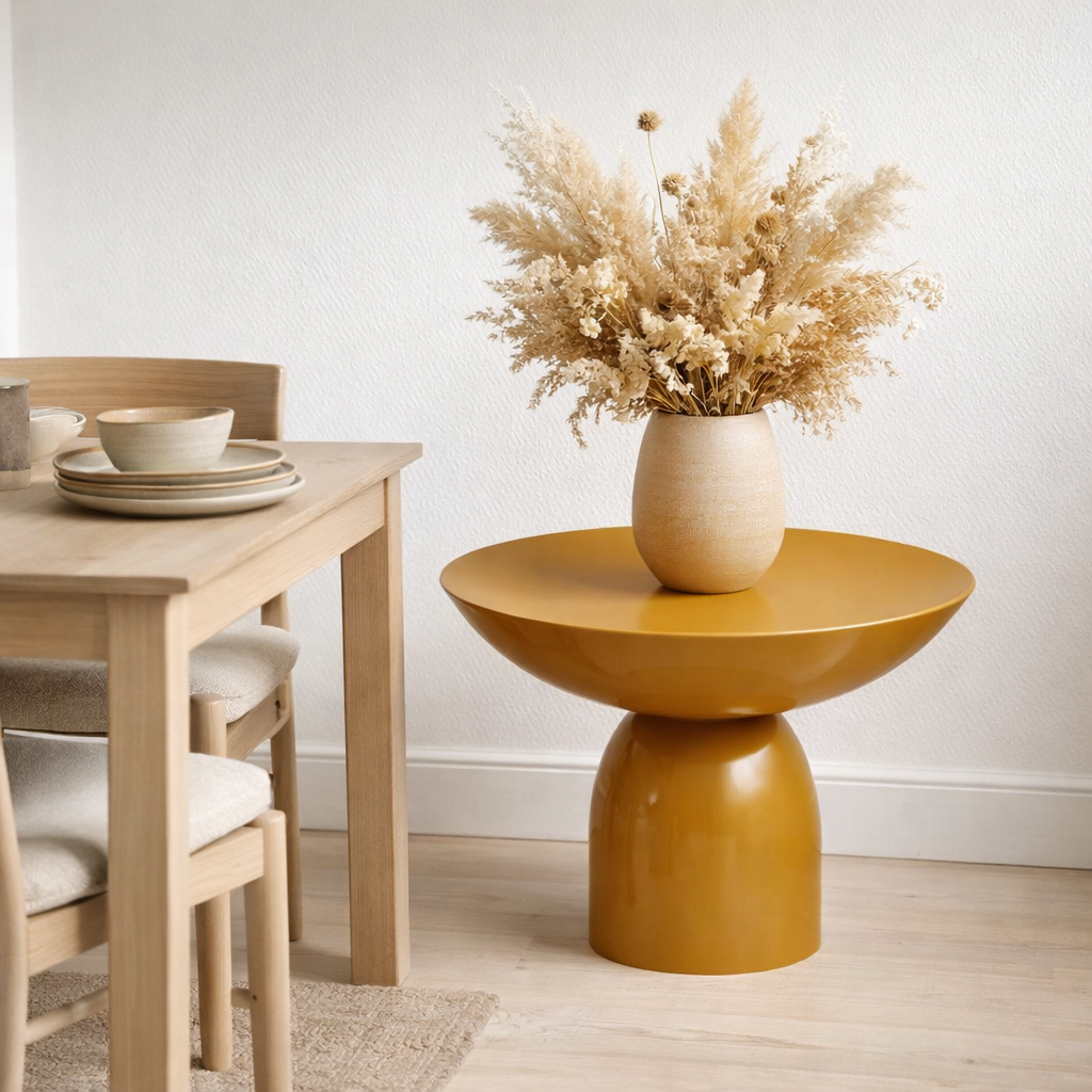 Table d'appoint Célise Marron en situation