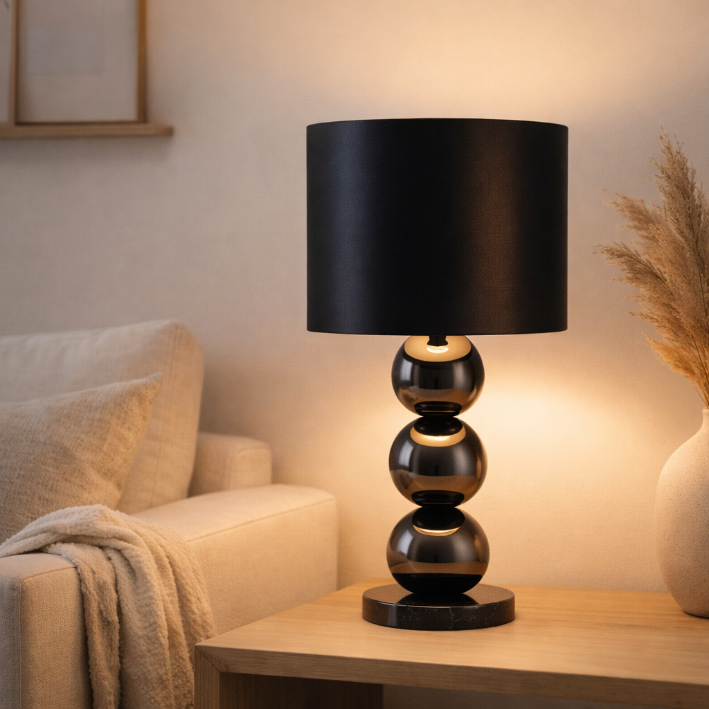 Lampe Mini Ampoule Anthracite en situation