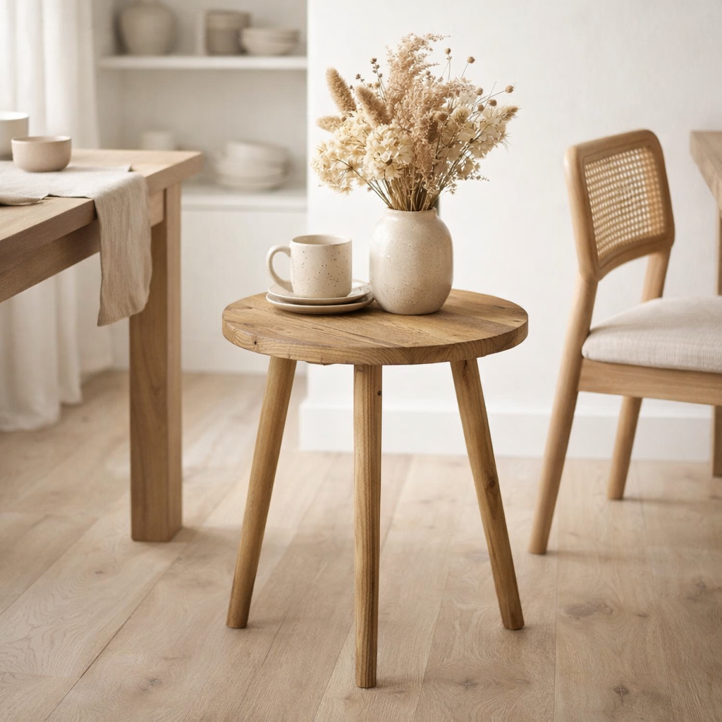 Table d'appoint Bold Marron en situation