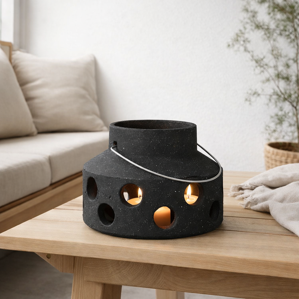 Lanterne Pietra Anthracite en situation