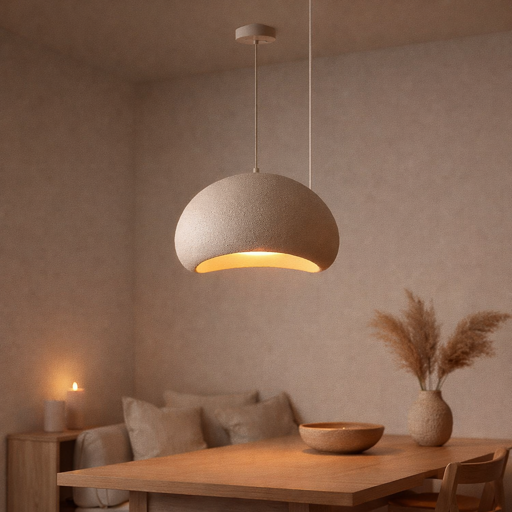 Lampe suspendue Haku | 60 cm en situation
