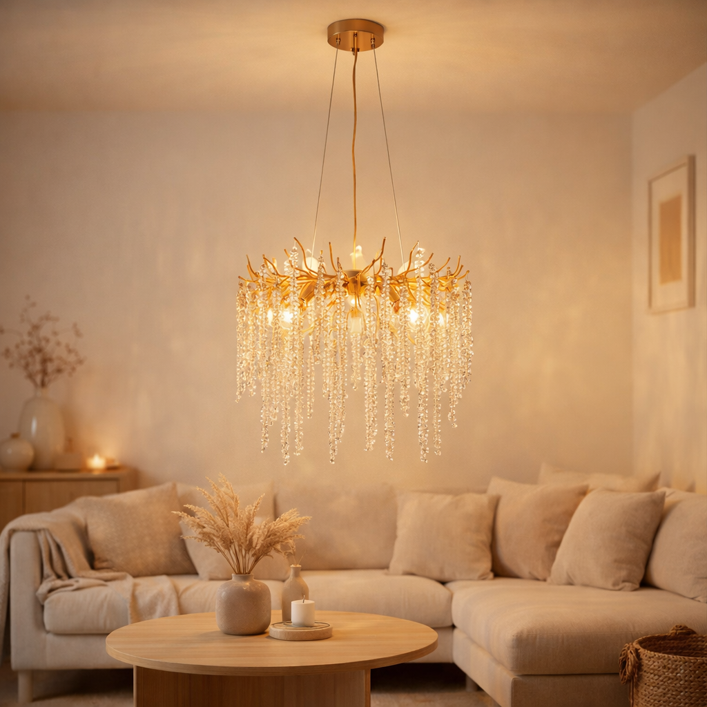 Hanglamp Frost Gold | 60 cm en situation