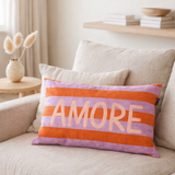Coussin décoratif Orange en situation