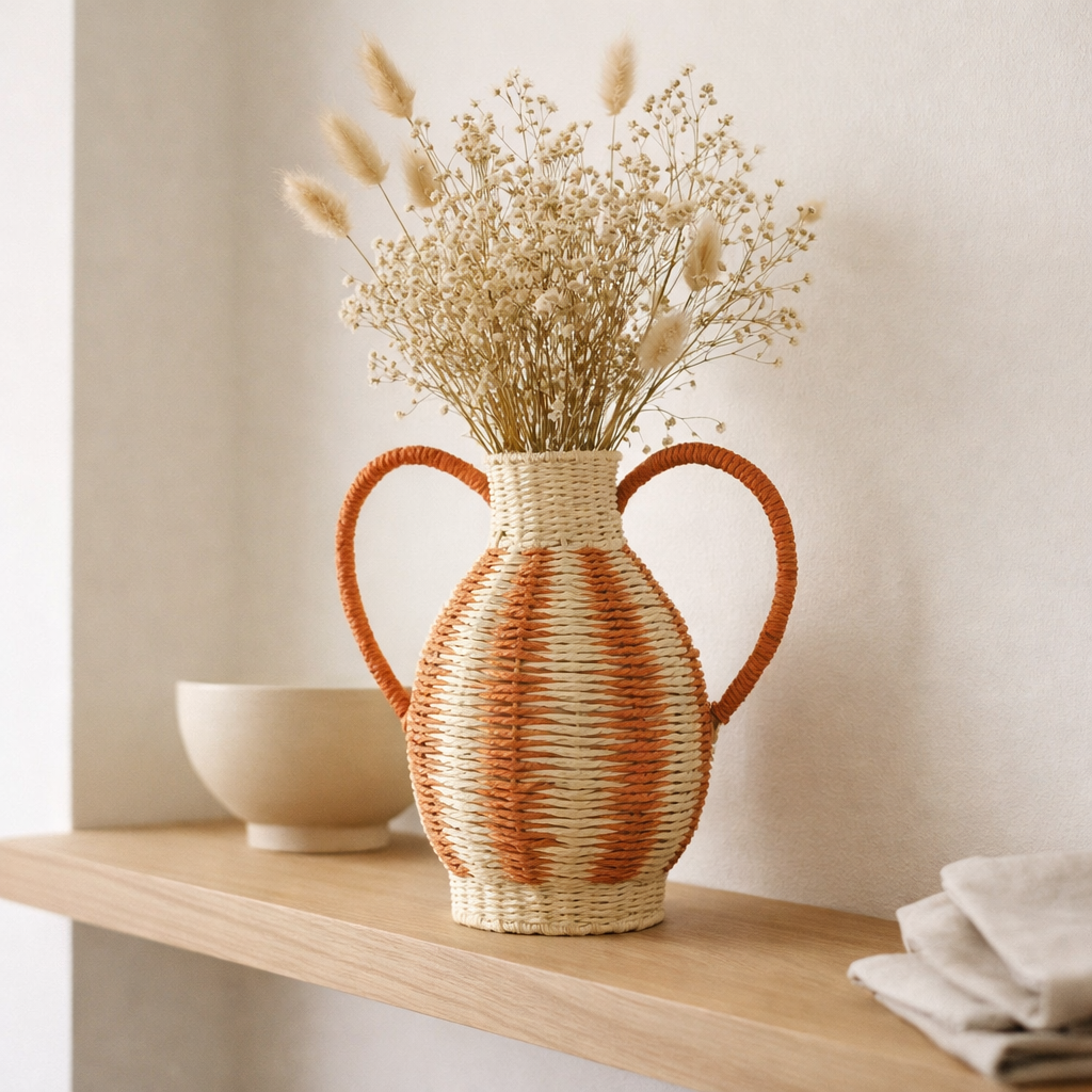 Vase Orange en situation