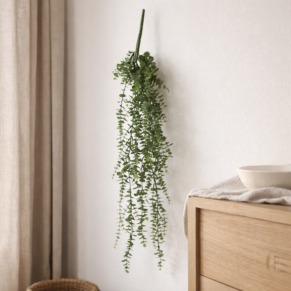Plante artificielle suspendue Vert en situation