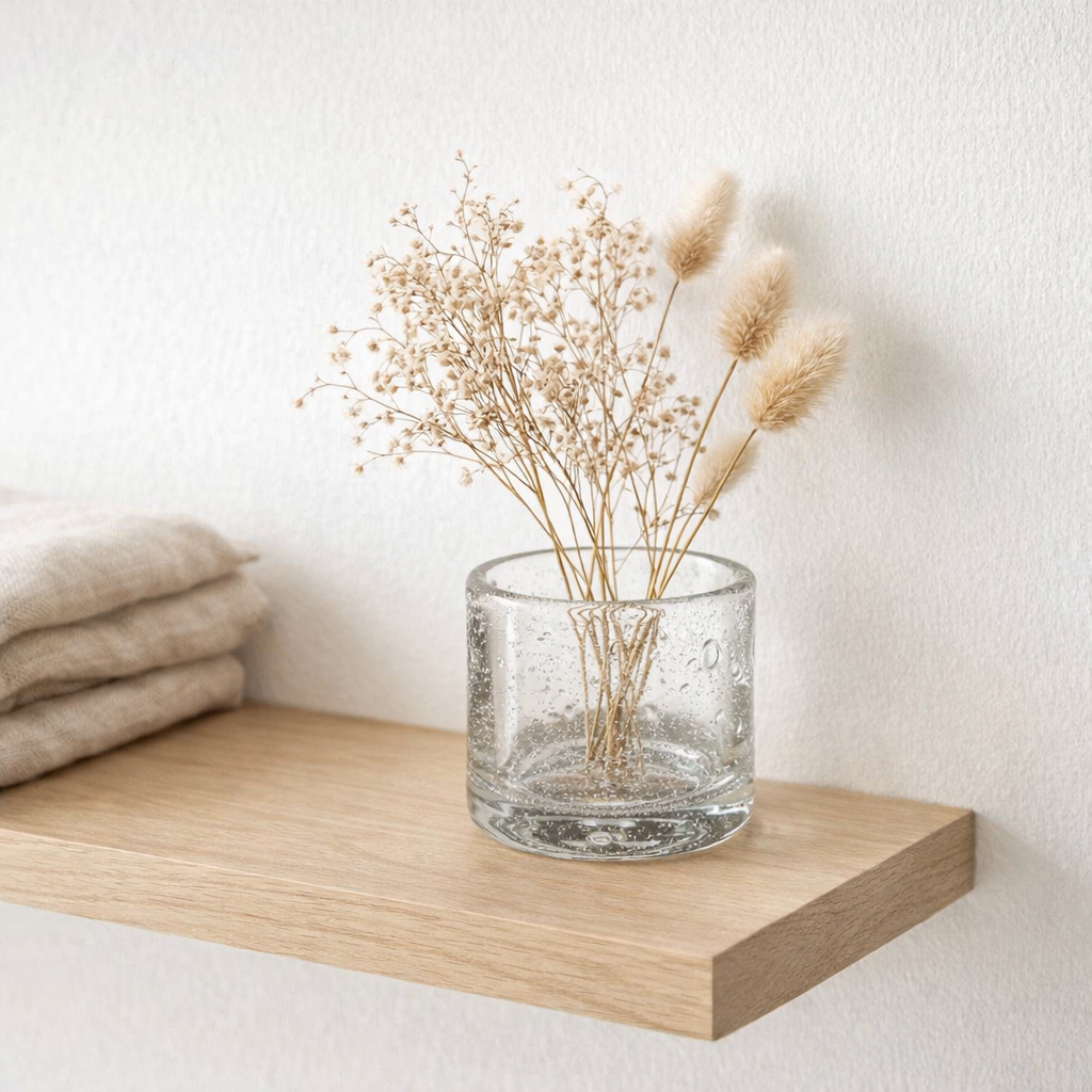 Vase Estelle Transparent en situation