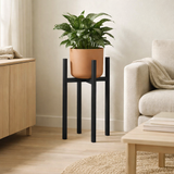 Support pour plantes Ascot Noir en situation