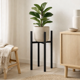 Support pour plantes Ascot Noir en situation