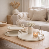 Plateau OffWhite Blanc cassé en situation