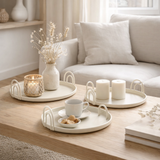 Plateau OffWhite Blanc cassé en situation