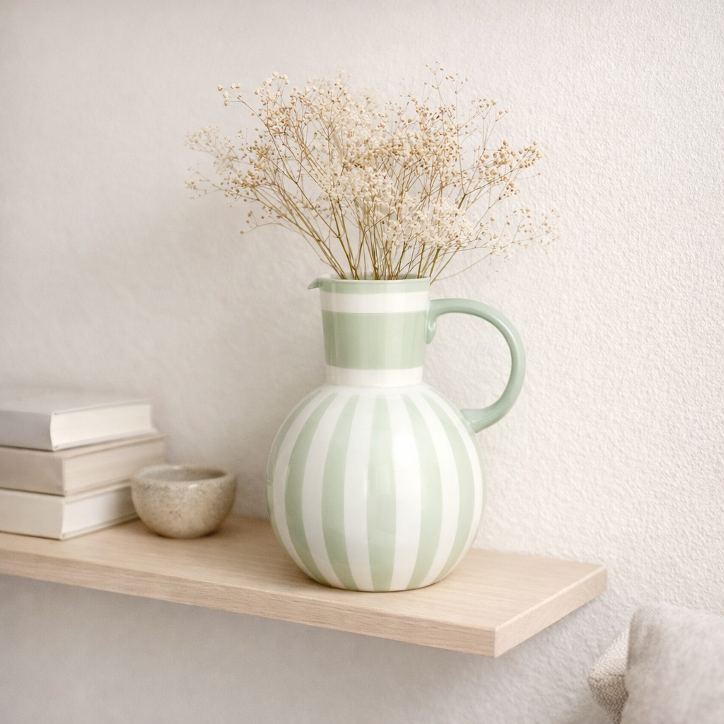 Vase Bazar Vert Clair en situation