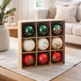 Set boules de Noël Multicolore en situation