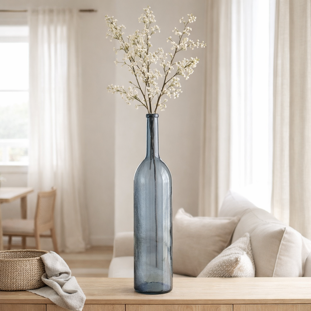 Bouteille décorative de Rioja Bleu Clair en situation