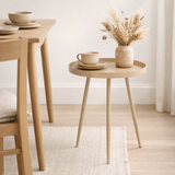 Table d'appoint Flores Beige en situation