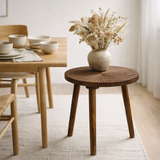 Table d'appoint Pomante Marron foncé en situation