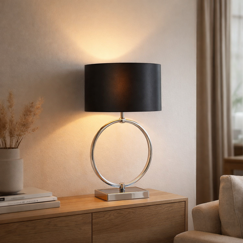 Ringlamp Chrome L en situation