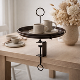 Plateau Aston marron foncé en situation