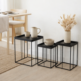 Table d'appoint Beth Noir en situation