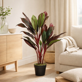 Plante artificielle Cordyline Rouge en situation