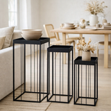 Table d'appoint Beth Noir en situation