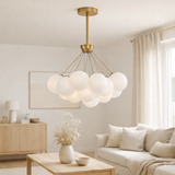 Suspension Emily Blanc 55cm en situation