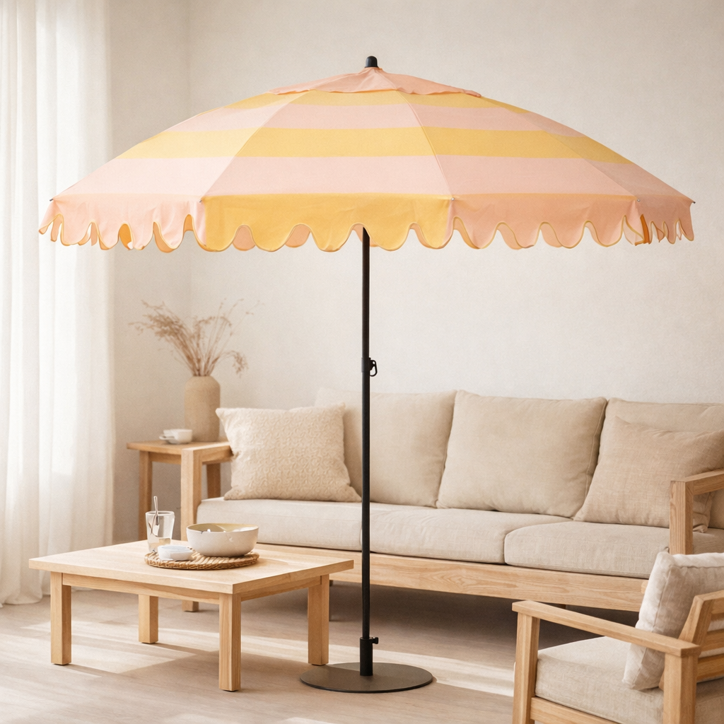 Parasol Jaune en situation