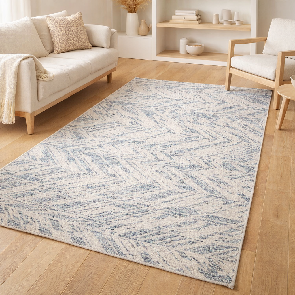 Tapis Evora Acier 160 x 230 en situation