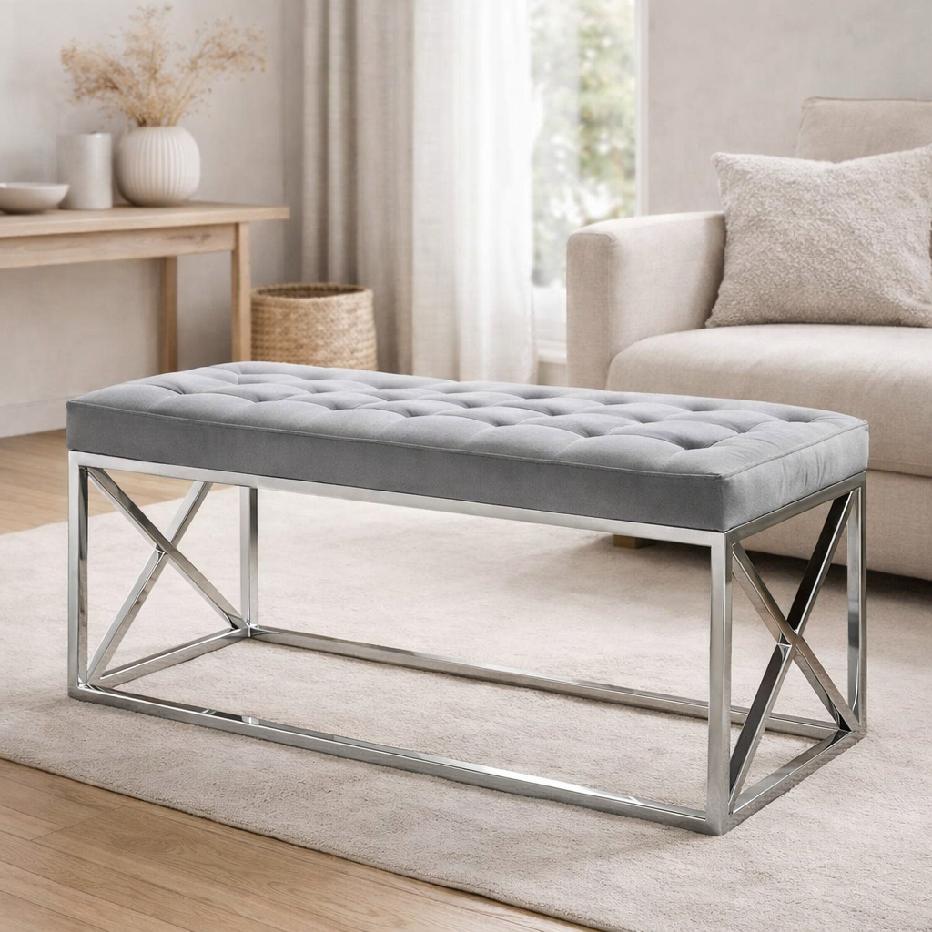 Velours VERA - Gris en situation