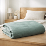 Housse de couette stonewashed Zeff Thym 260 x 240 en situation