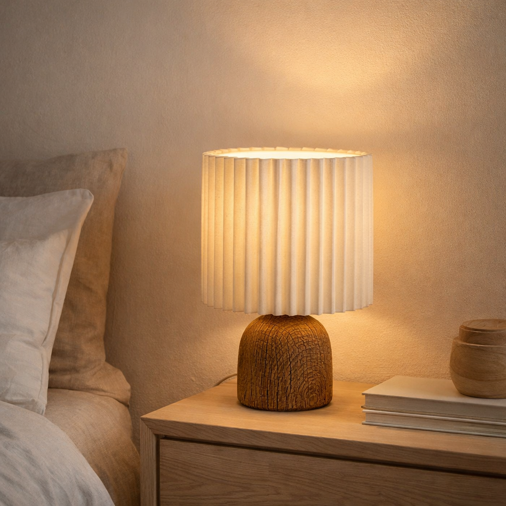 Lampe de table Frey Marron en situation