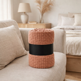 Plaid Cosenza Roze en situation