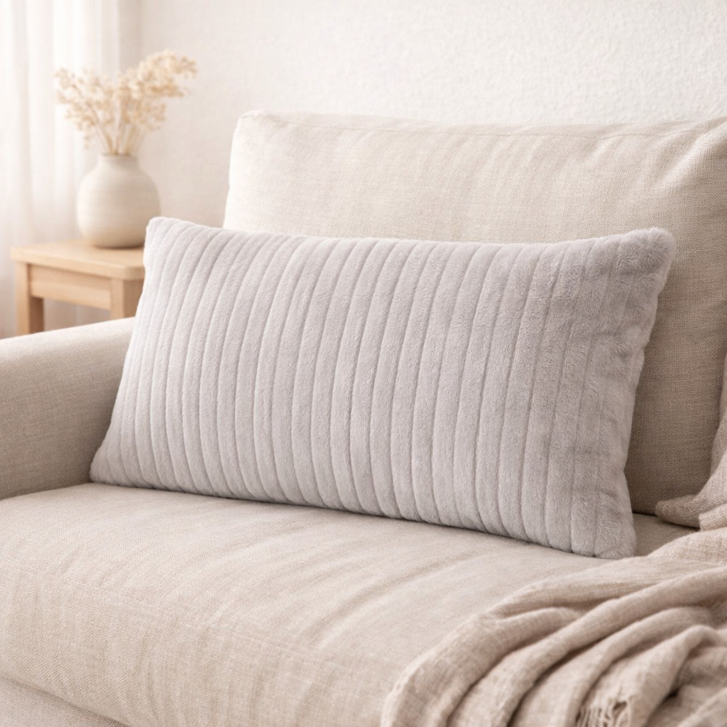 Coussin Artus Perle 65 x 40 en situation