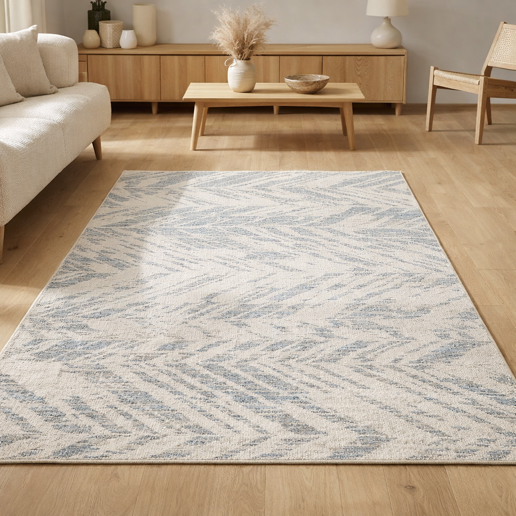 Tapis Evora Acier 120 x 170 en situation
