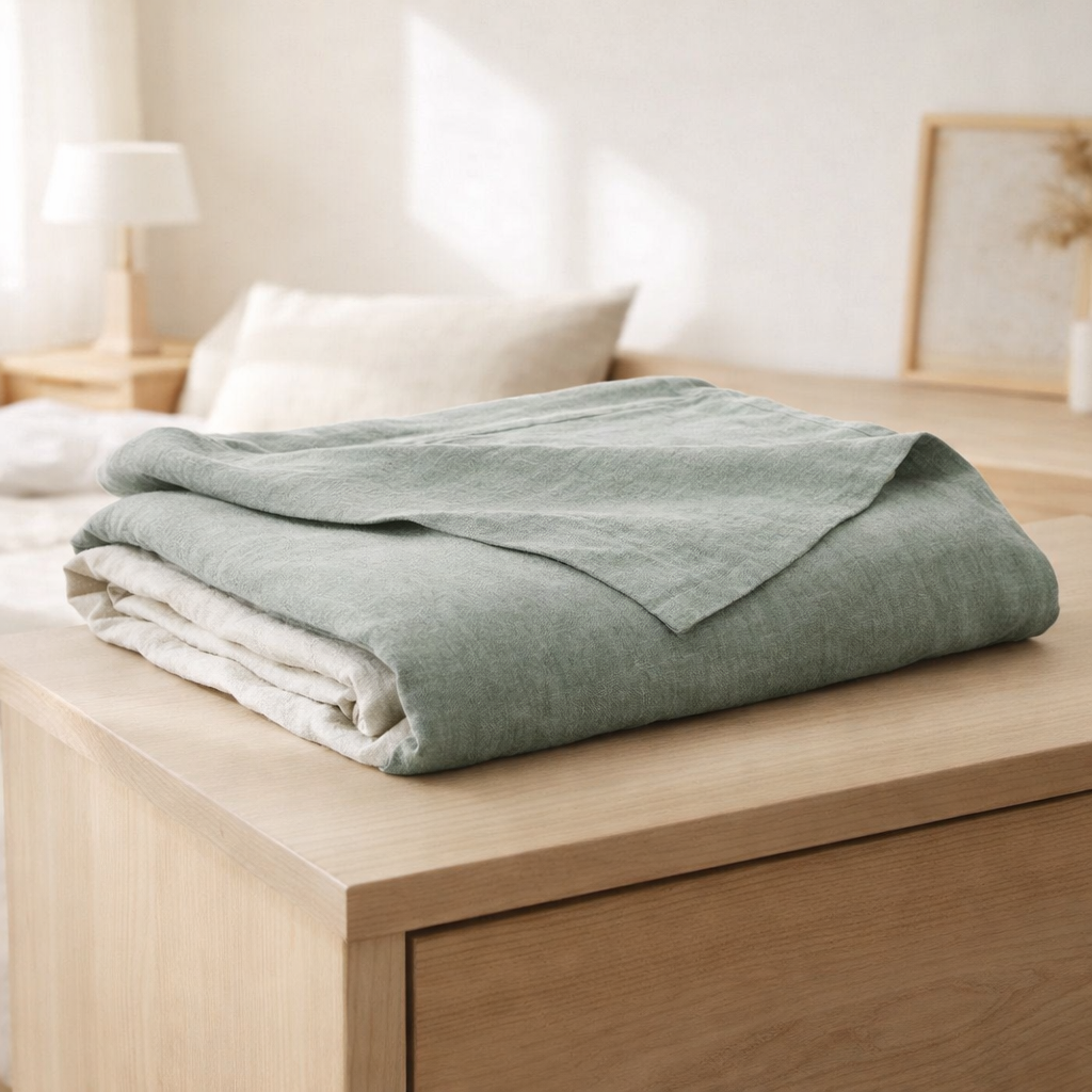 Drap plat stonewashed Zeff Thym 240 x 300 en situation
