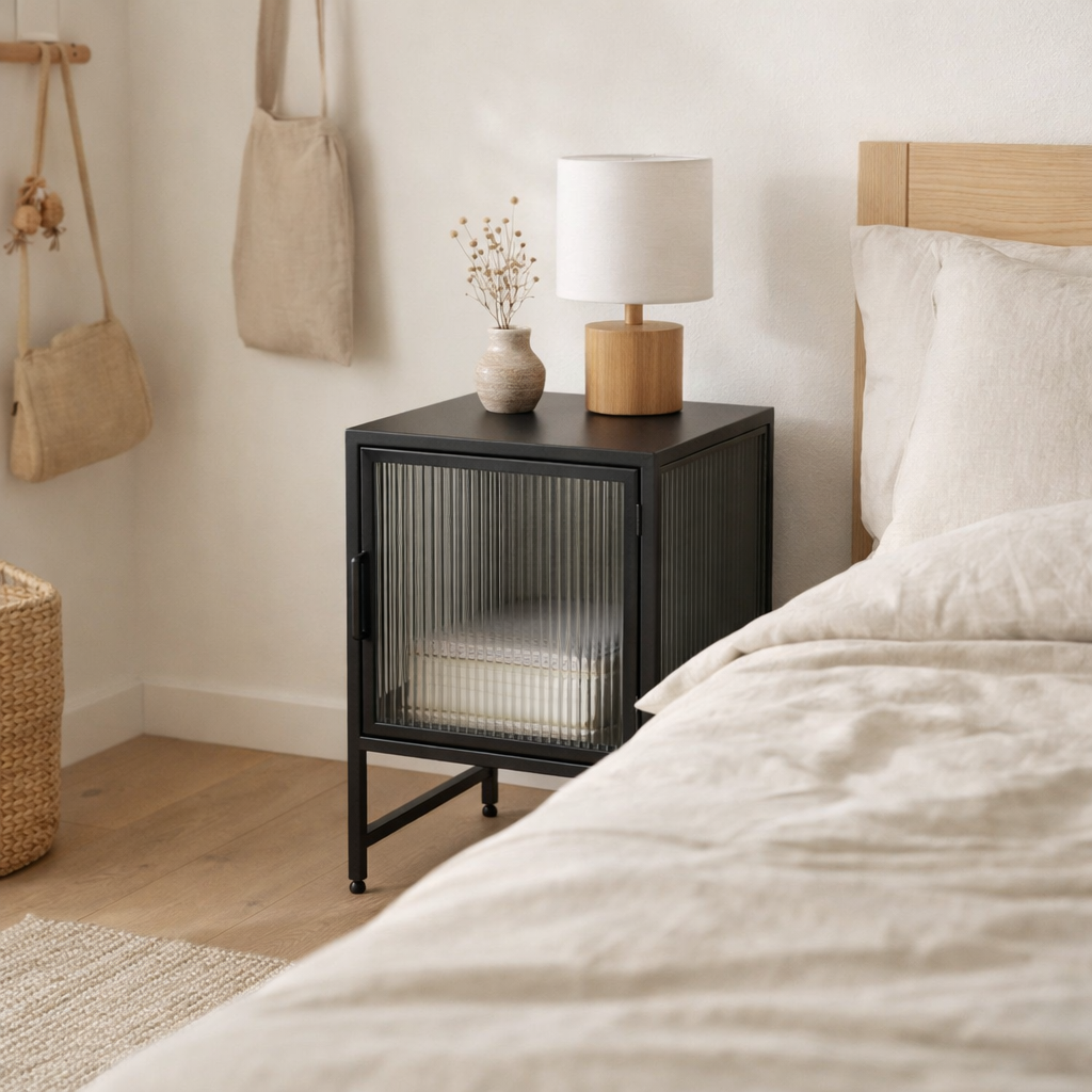 Meuble de rangement Clifton Noir en situation