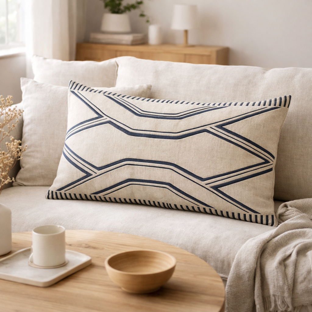Coussin Zeff Johan Tempête 40 x 65 en situation