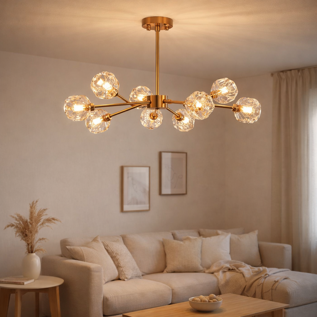 Hanglamp Rosy Copper Gold | 9 - 80x45cm en situation