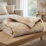 Plaid Tender Grège 150 x 200 en situation