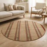 Tapis Eden Groseille diamètre 160 en situation