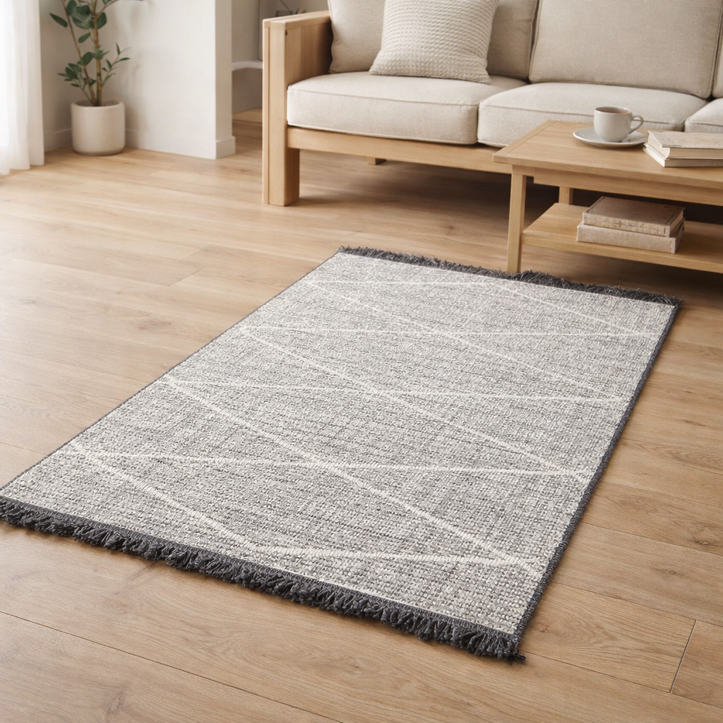 Tapis Tweed Perle 60 x 110 en situation