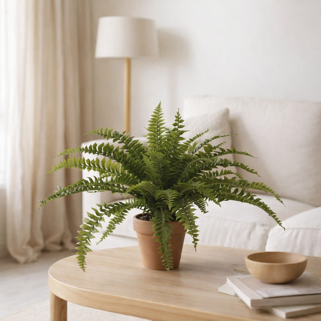 Plante artificielle Fougère Verte en situation