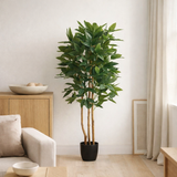 Plante artificielle Monstera verte en situation