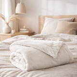 Plaid Tender Neige 150 X 200 en situation