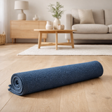 Tapis de bain uni Etia Indigo 54 x 64 en situation