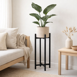 Support pour plantes Ascot Noir en situation