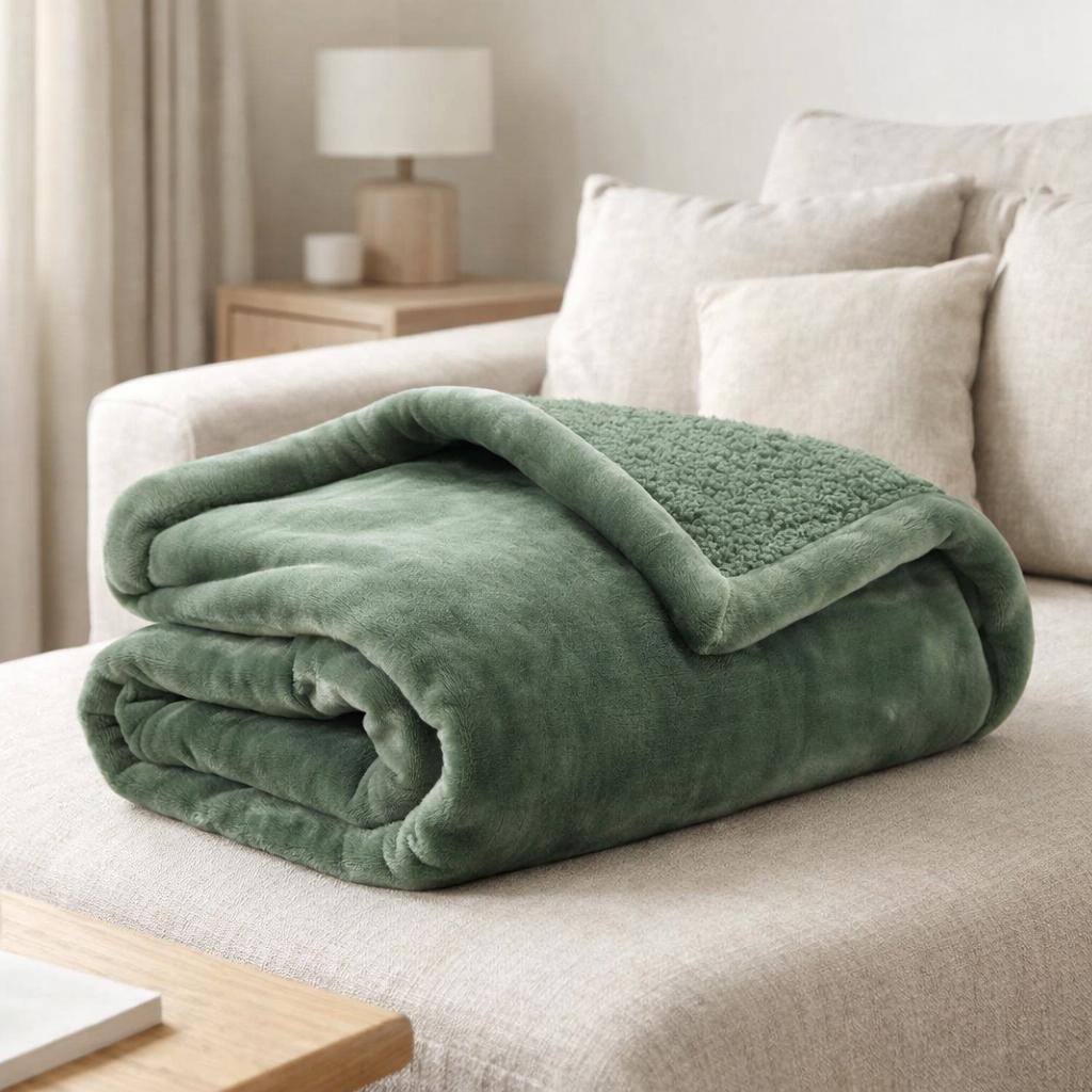Maxi plaid Michka Amande 180 x 220 en situation