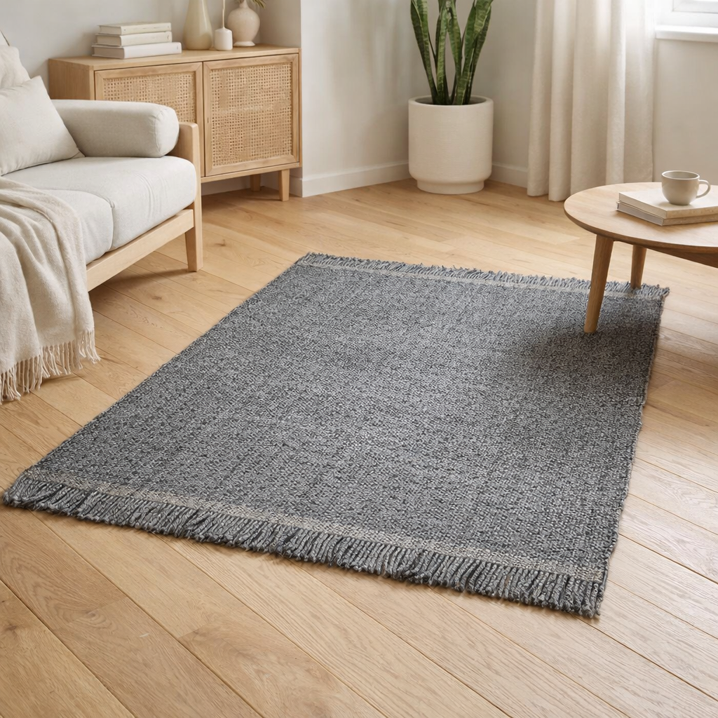 Tapis Kulti Gris 120 x 170 en situation